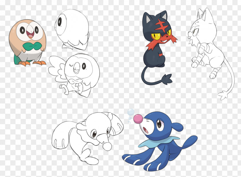 Cat Pokémon Sun And Moon Drawing PNG