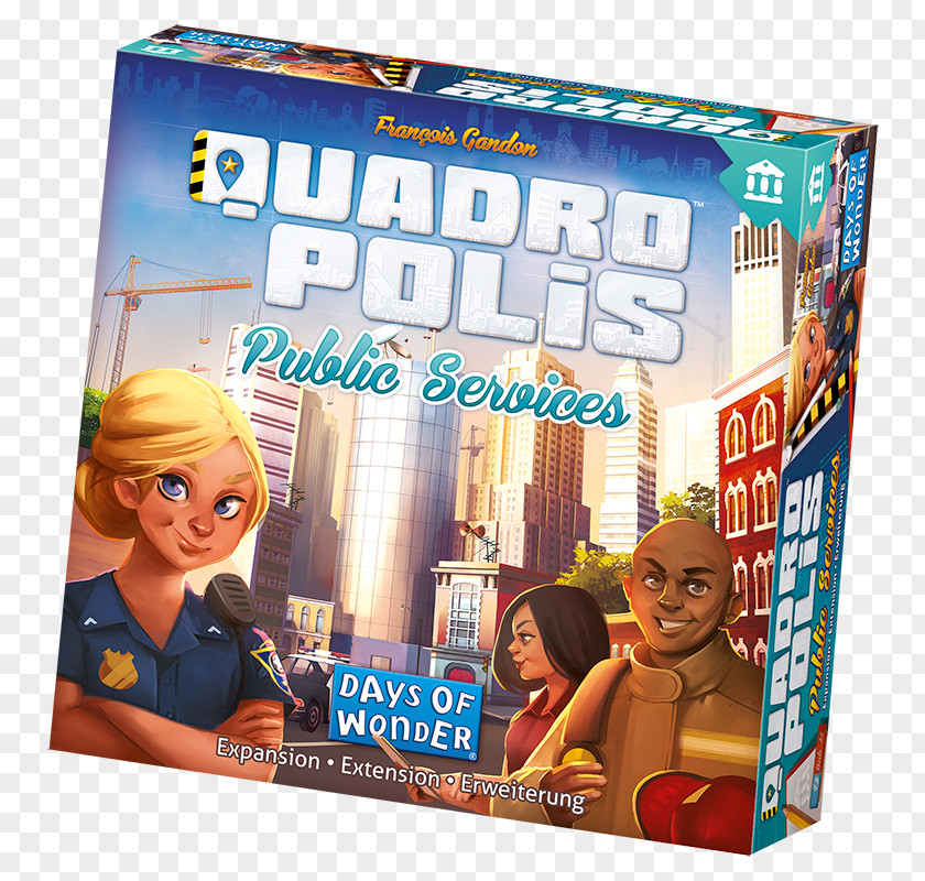 Coming Soon 3d Days Of Wonder Quadropolis Public Service Board Game PNG