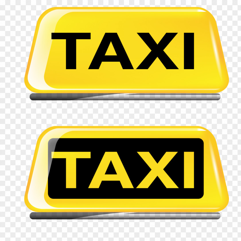 Vector Yellow Taxi Dome Light Eko Stock Photography Royalty-free PNG