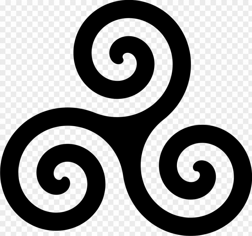 Werewolf Triskelion Archimedean Spiral Symbol Celtic Knot PNG