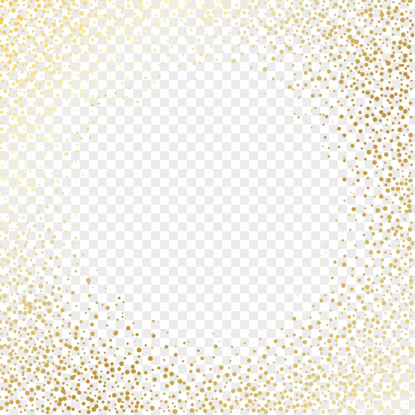 Flashing Star Borders Yellow Pattern PNG