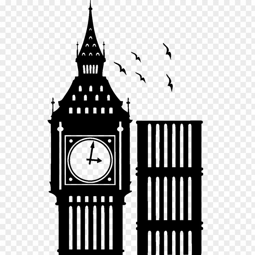 Big Ben AEC Routemaster Clock Tower Clip Art PNG