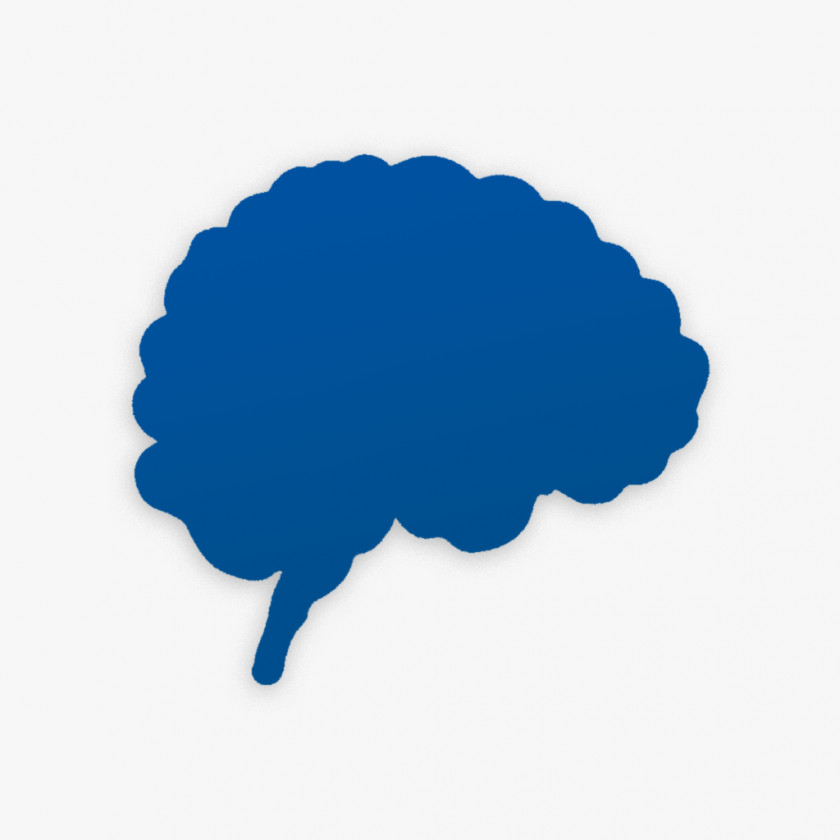 Brain Electric Blue Azure Cobalt Sky PNG