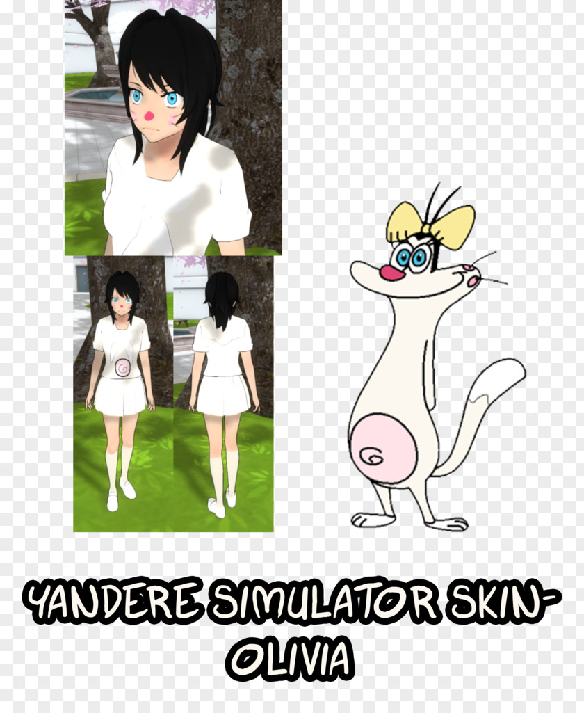 Cockroach Oggy Yandere Simulator Olivia Art PNG