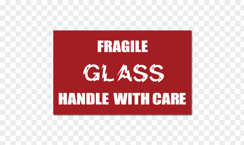 Fragile Label Sticker Glass Adhesive Tape ORM-D PNG