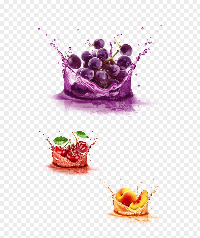 Purple Grapes Red Wine Juice Grape Fruit PNG