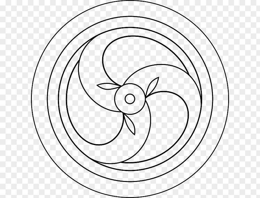 Round Circle Drawing Spiral Clip Art PNG
