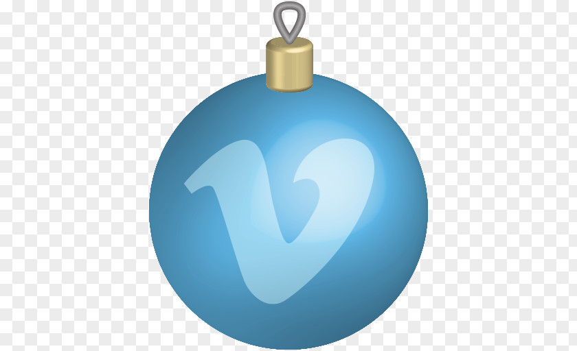 Social Media Christmas Ornament PNG