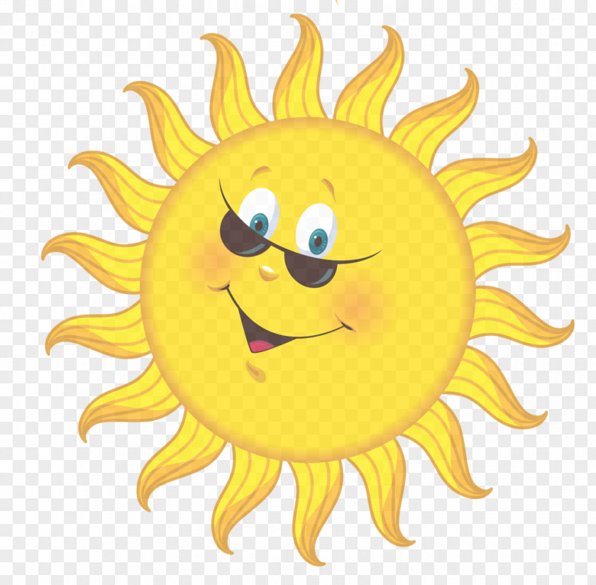 Sun Sunflower Emoticon PNG