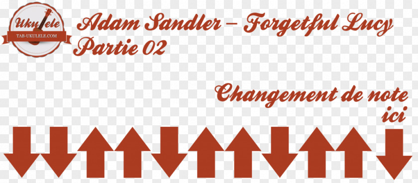 Adam Sandler Forgetful Lucy Logo Song Ukulele Brand PNG