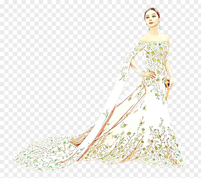 Art Formal Wear Wedding Dress Drawing PNG