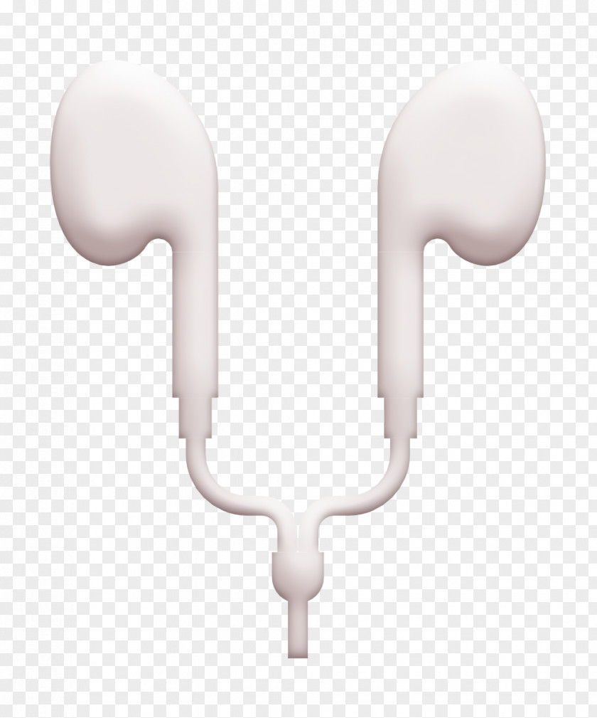 Audio Icon Earphones Design Tool Collection PNG