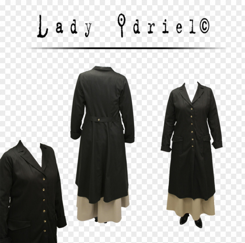 Long Coat Overcoat Robe Clothes Hanger Dress Clothing PNG