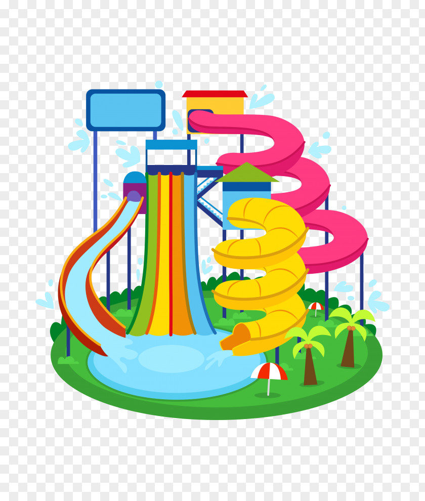 Playground Toy Water Splash Background PNG
