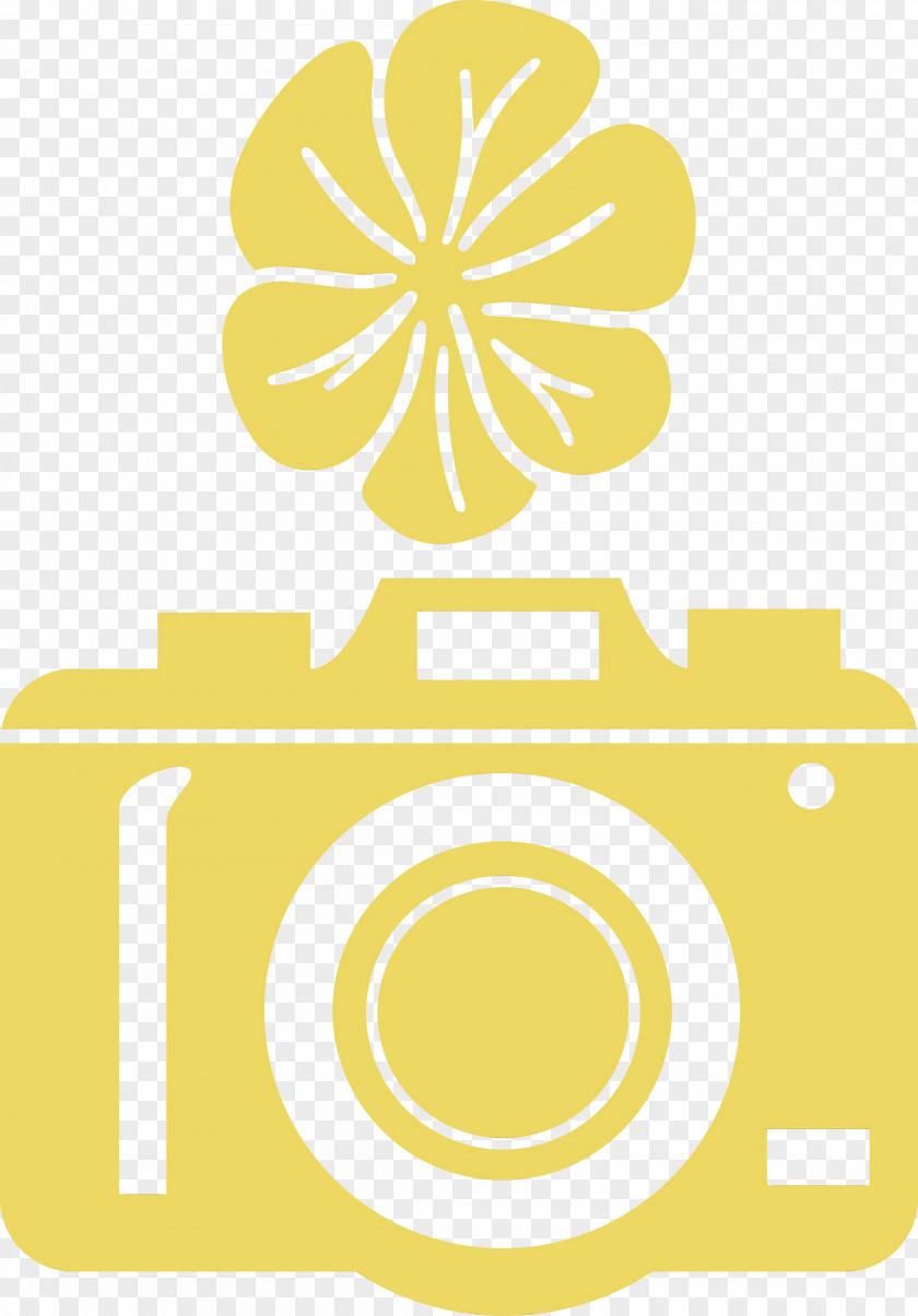 Flower Yellow Meter Line Symbol PNG