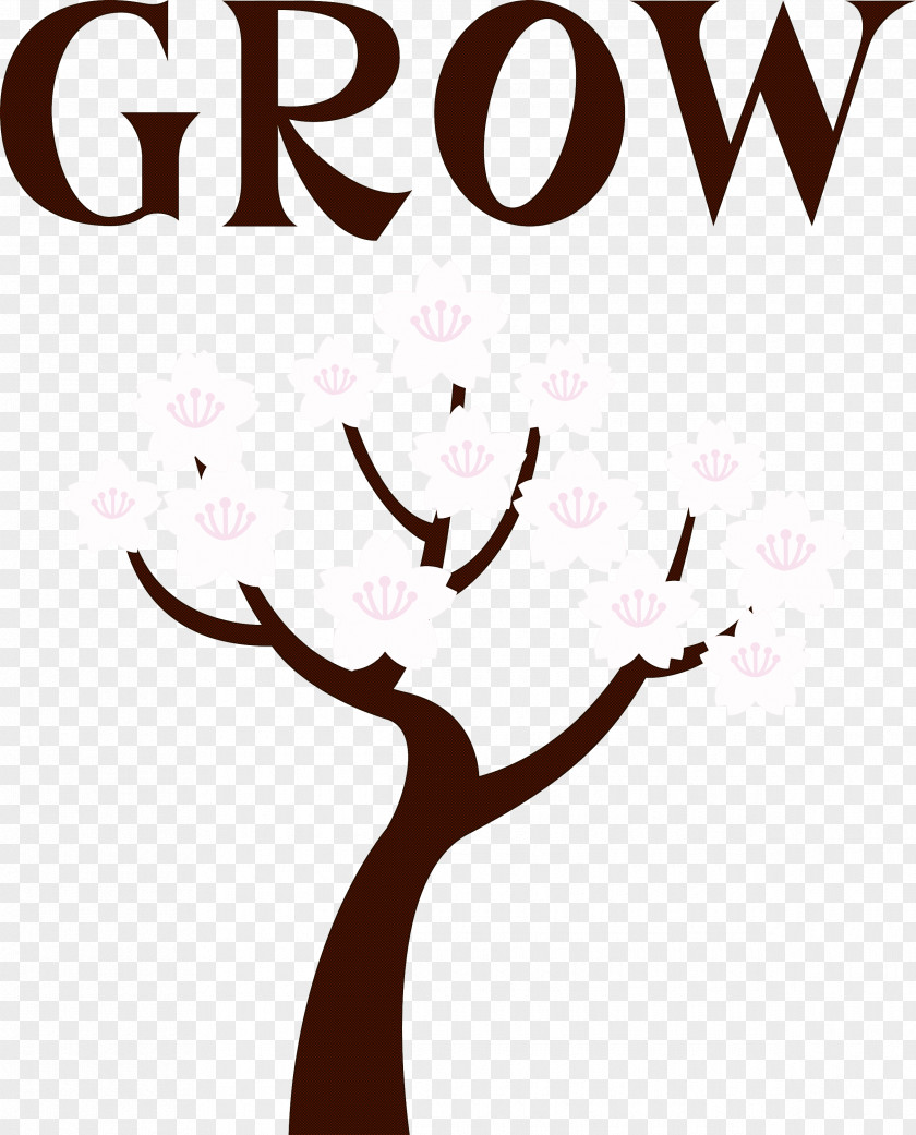 GROW Flower PNG