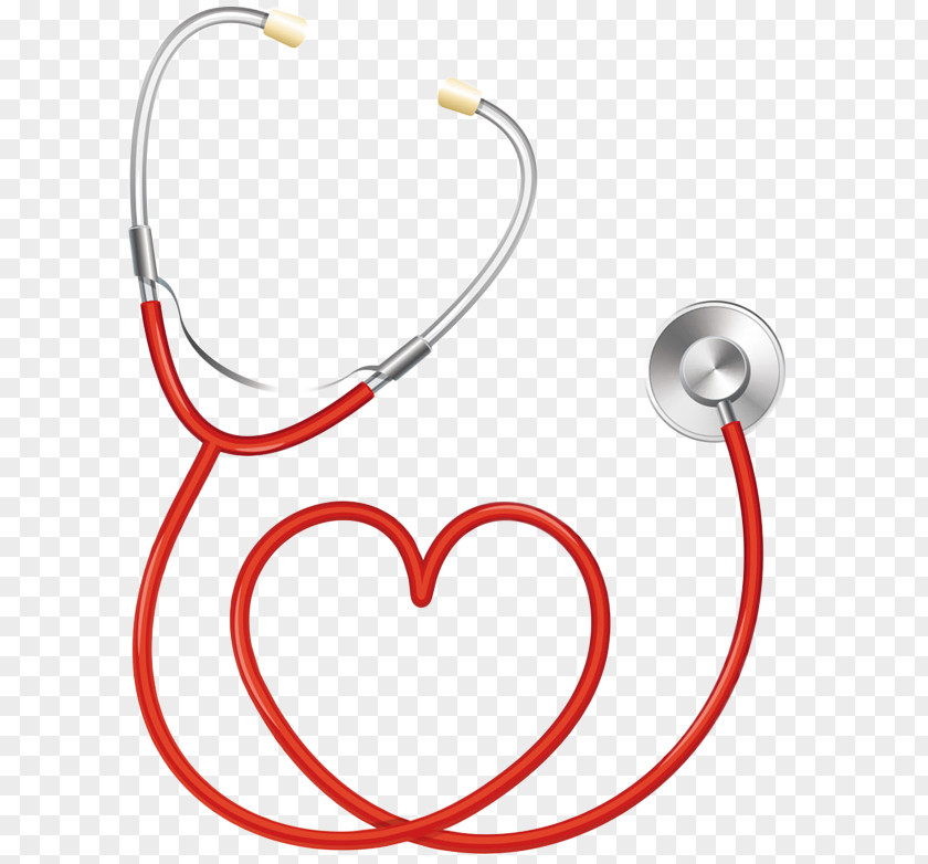 Heart Stethoscope Medicine Pulse PNG