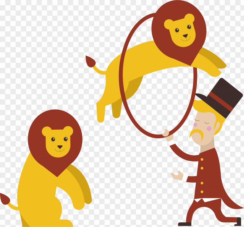 Vector Hand-painted Circus Performance Cartoon Clown PNG