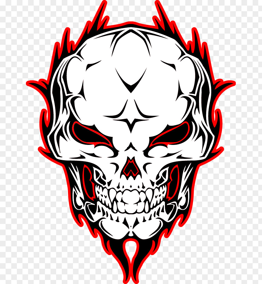 Vector Skull Vecteur Illustration PNG