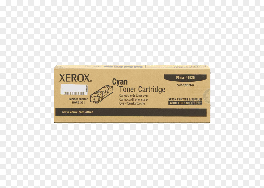 Xerox Toner Cartridge Phaser PNG