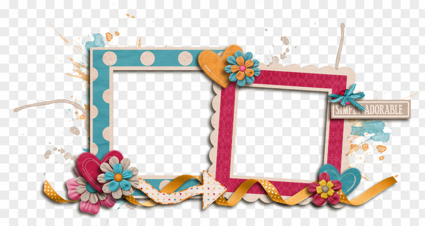 Yellow Frame Picture Frames Child Drawing PNG