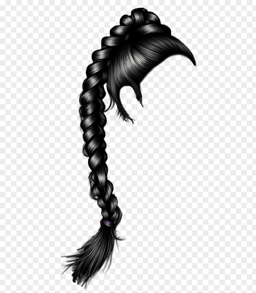 Black Hair Hairstyle Capelli French Braid PNG