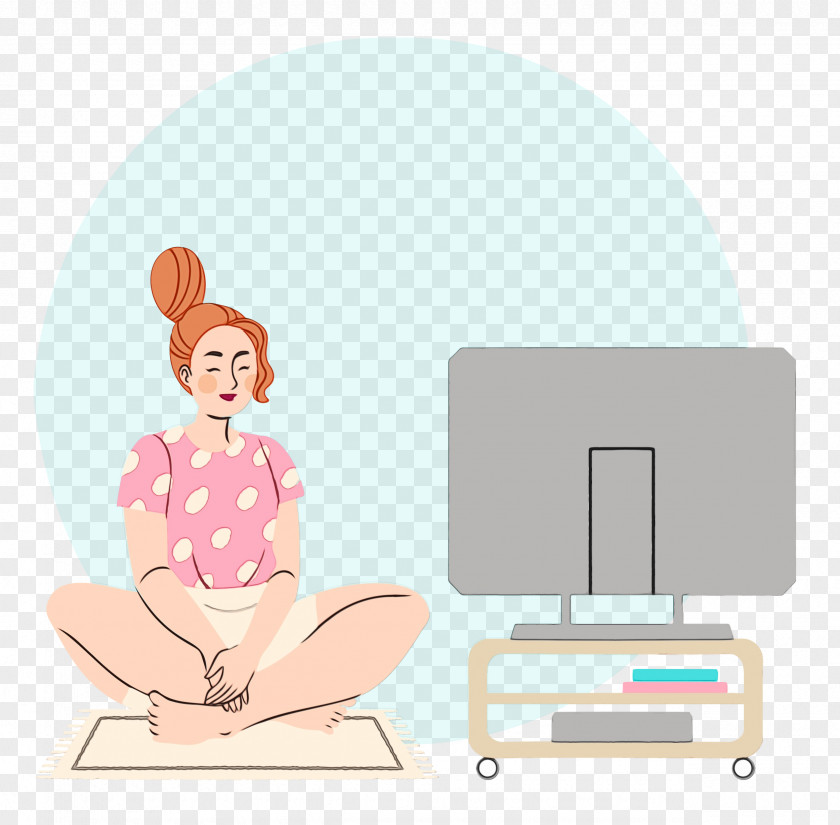 Cartoon Joint Sitting Meter Behavior PNG