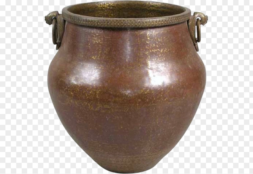 Copper Pot Flowerpot Ceramic Watering Cans Bronze Pottery PNG