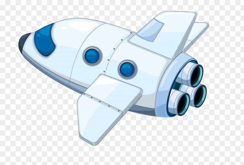 Spaceship Airplane Euclidean Vector Illustration PNG