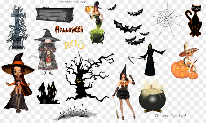 Creative Halloween Download Witch Ghost Clip Art PNG