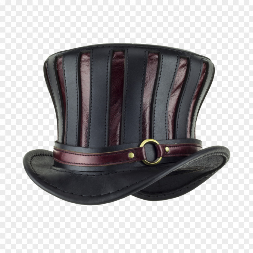 Mad Hatter Top Hat Leather The Clothing Accessories PNG