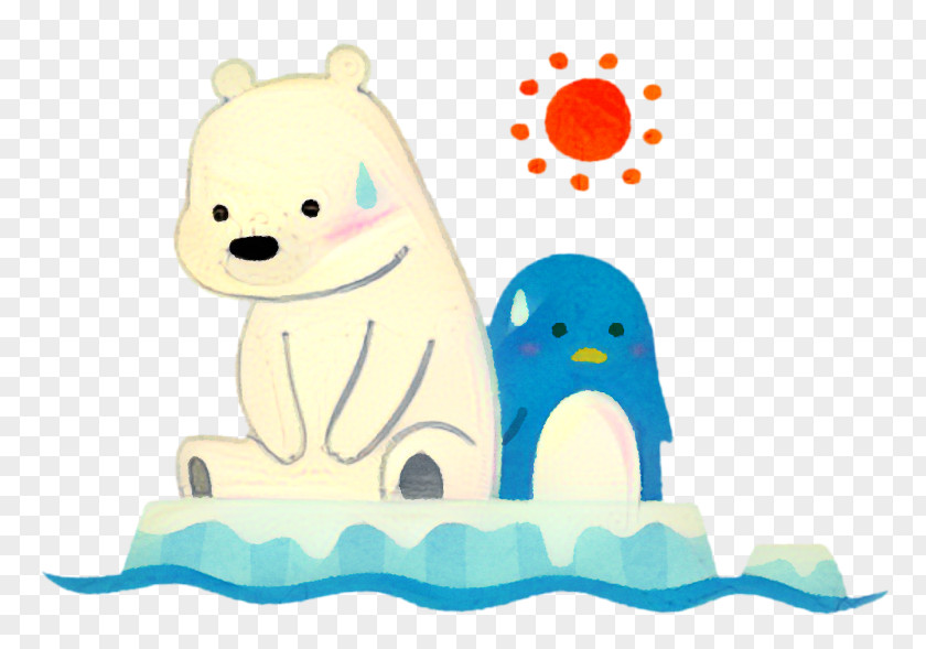 Polar Bear Animal Figure Cartoon PNG