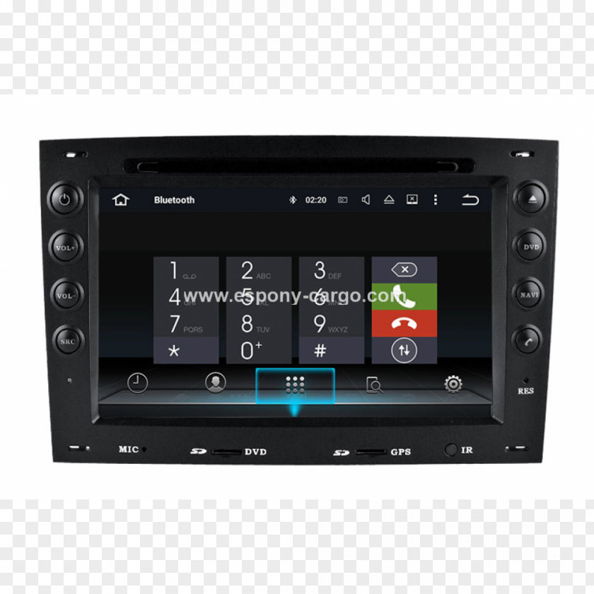 Renault DVD Player Mégane Car GPS Navigation Systems PNG