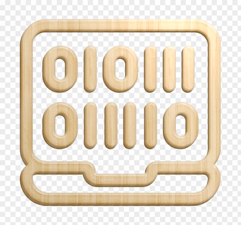 Bitcoin Icon Binary Monitor PNG