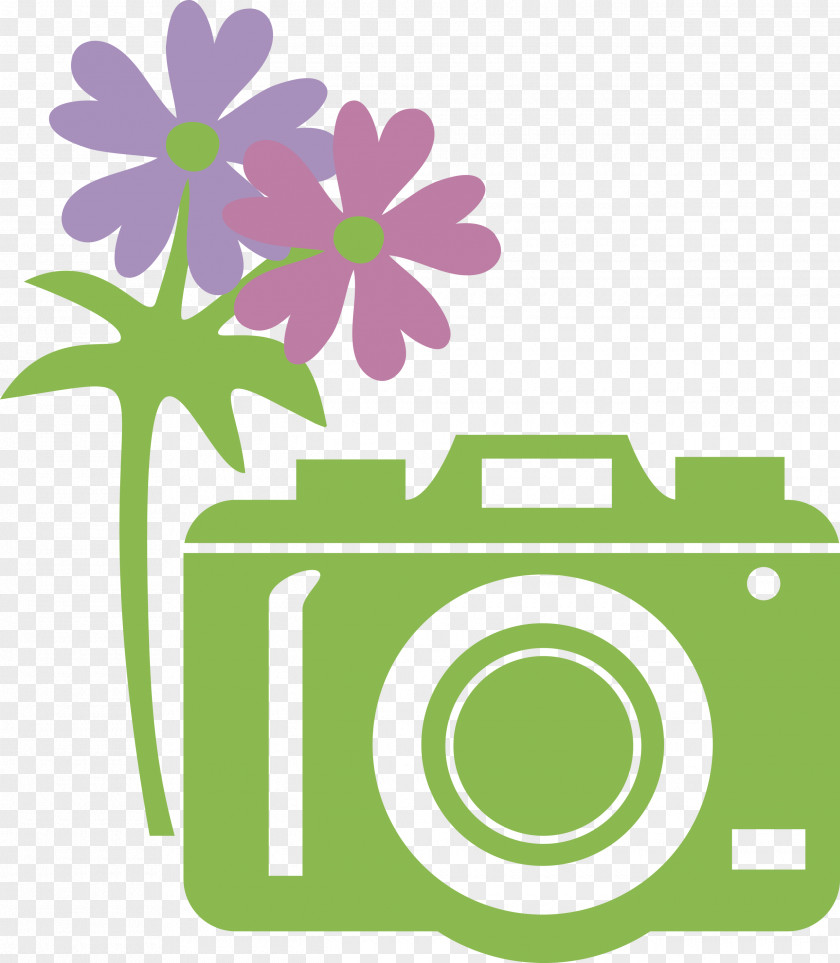 Camera Flower PNG