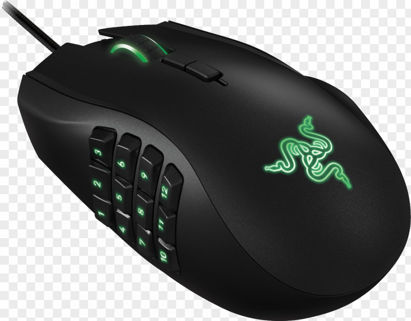 Computer Mouse Keyboard Razer Naga Inc. Massively Multiplayer Online Game PNG