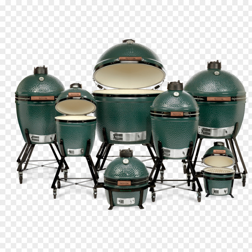 Outdoor Grill Barbecue Big Green Egg Kamado Grilling Oven PNG