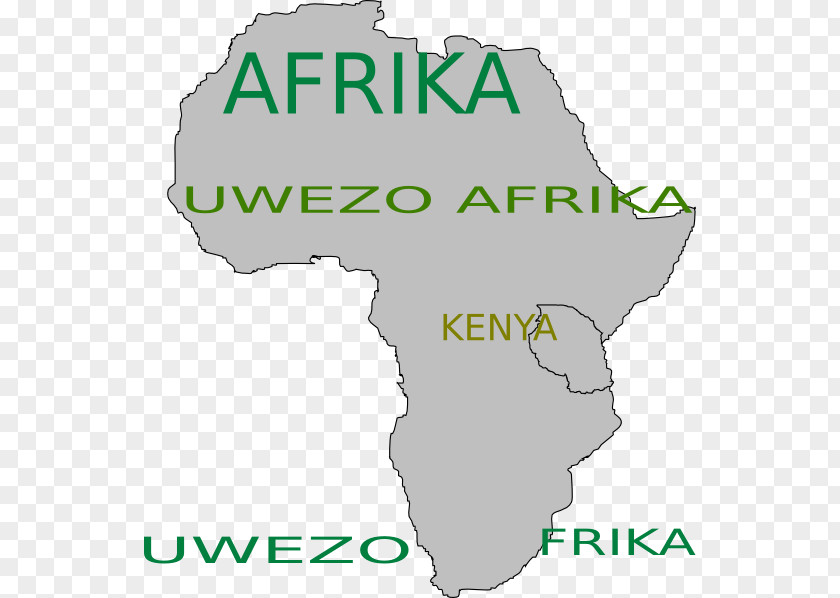 Afrika Clip Art Green Line PNG