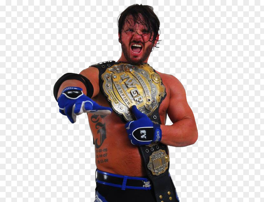 AJ Styles Transparent Background A.J. World Heavyweight Championship New Japan Pro-Wrestling IWGP Professional Wrestling PNG