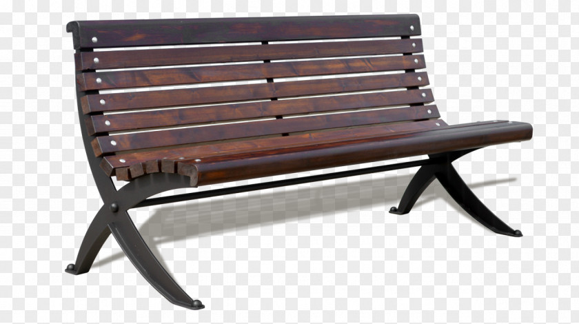 Old Couch Bench Banc Public Wood Street Furniture Steel PNG
