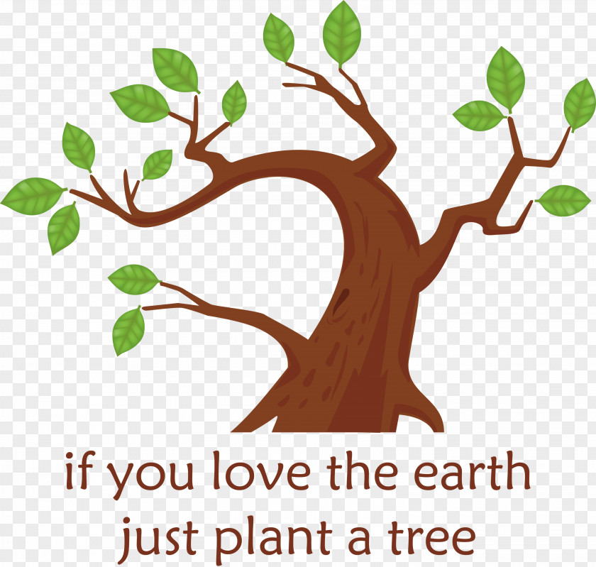 Plant A Tree Arbor Day Go Green PNG