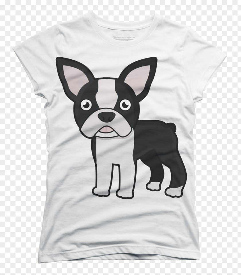 T-shirt French Bulldog Boston Terrier Dog Breed PNG
