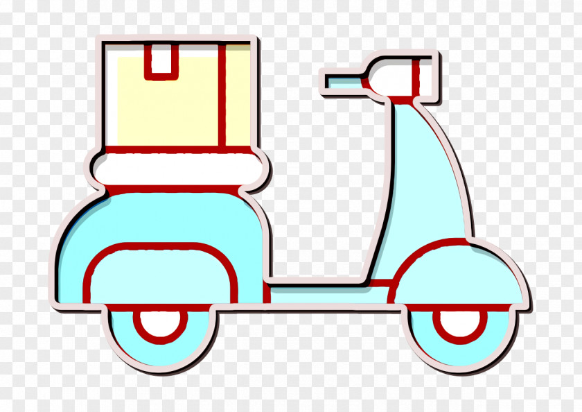 Delivery Bike Icon Logistics PNG