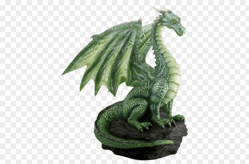 Hand Painted Dragon Wedding Cake Topper Figurine Sculpture Statue PNG