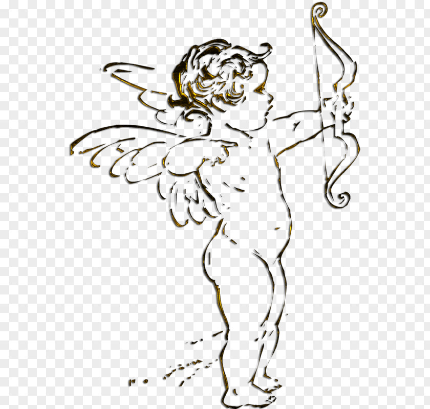 Little Cupid Angel Clip Art PNG