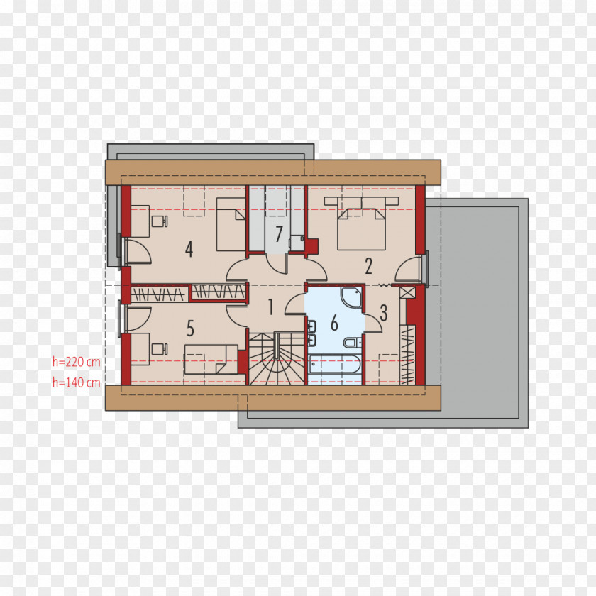 Plots House Gable Roof Projekt Garage PNG