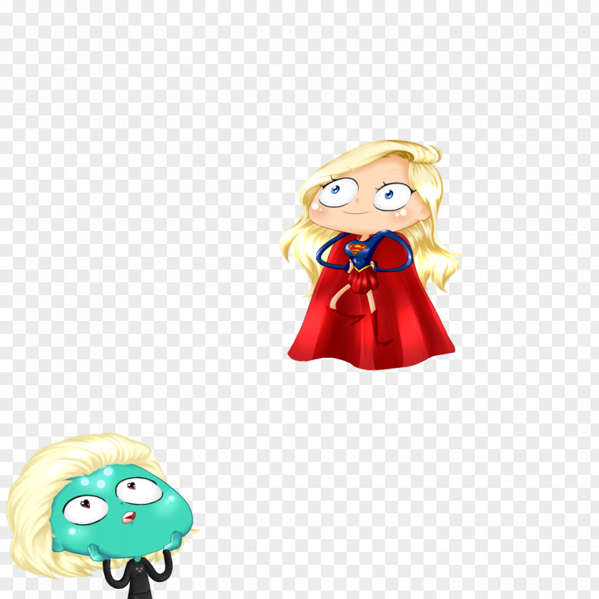 Supergirl Brainiac 5 Doll Character Animated Cartoon PNG