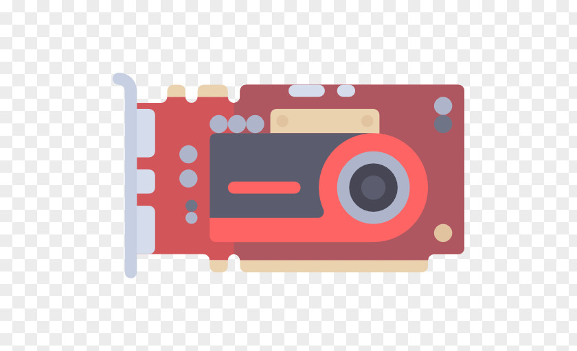 Cartoon Camera Icon PNG