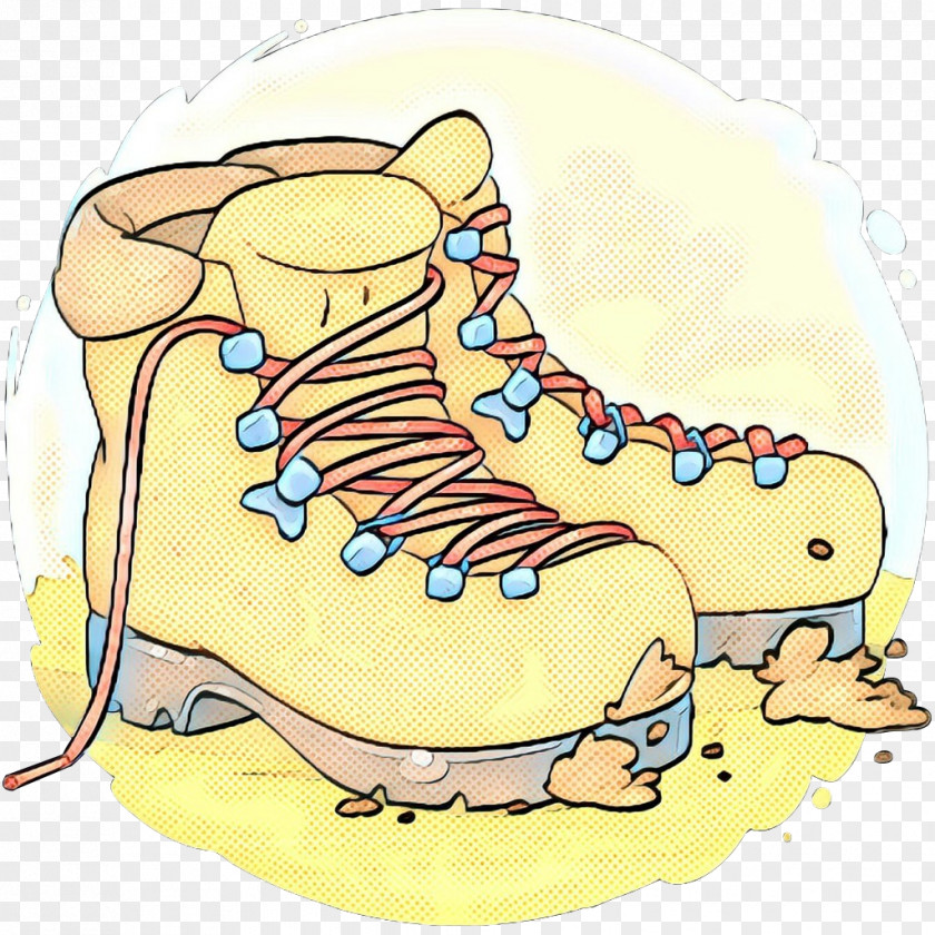 Hiking Boot Roller Skating Footwear Clip Art Cartoon Shoe Yellow PNG