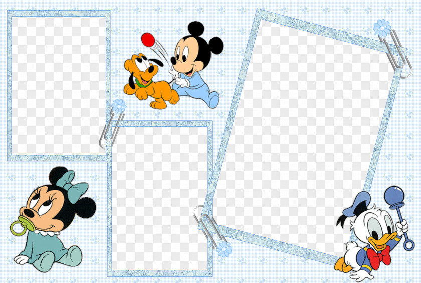 Mickey Mouse Decorative Border Photography PNG